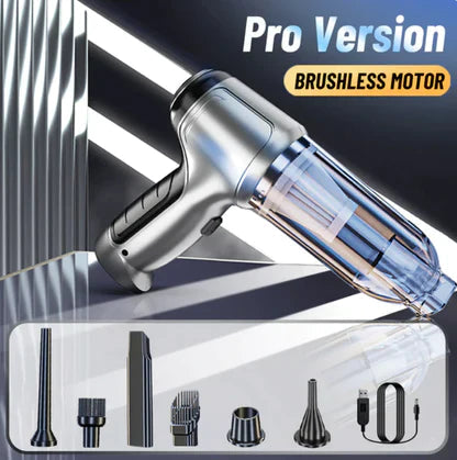 Powerful Wireless Rechargeable 3-in-1 Vacuum Cleaner – Car, Home & Travel Use